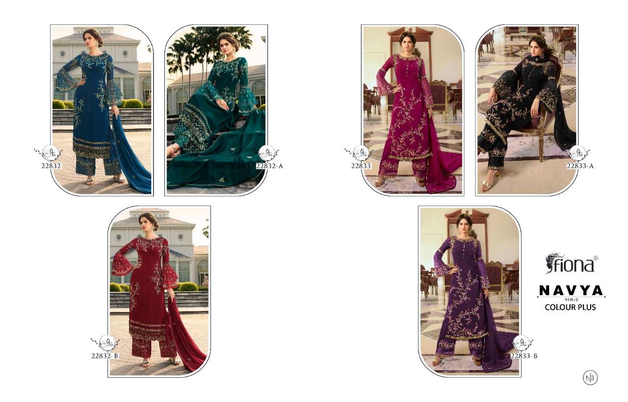 Fiona Navya Colour Plus Catalog In Wholesale