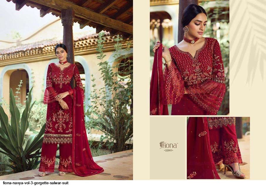 Fiona Navya Vol 3 Georgette Salwar Suit