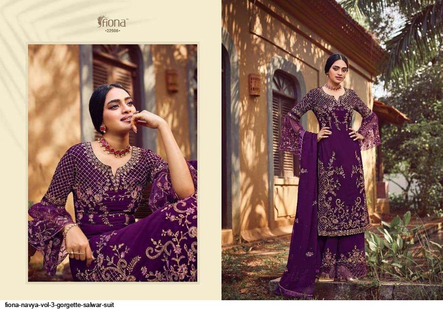 Fiona Navya Vol 3 Georgette Salwar Suit