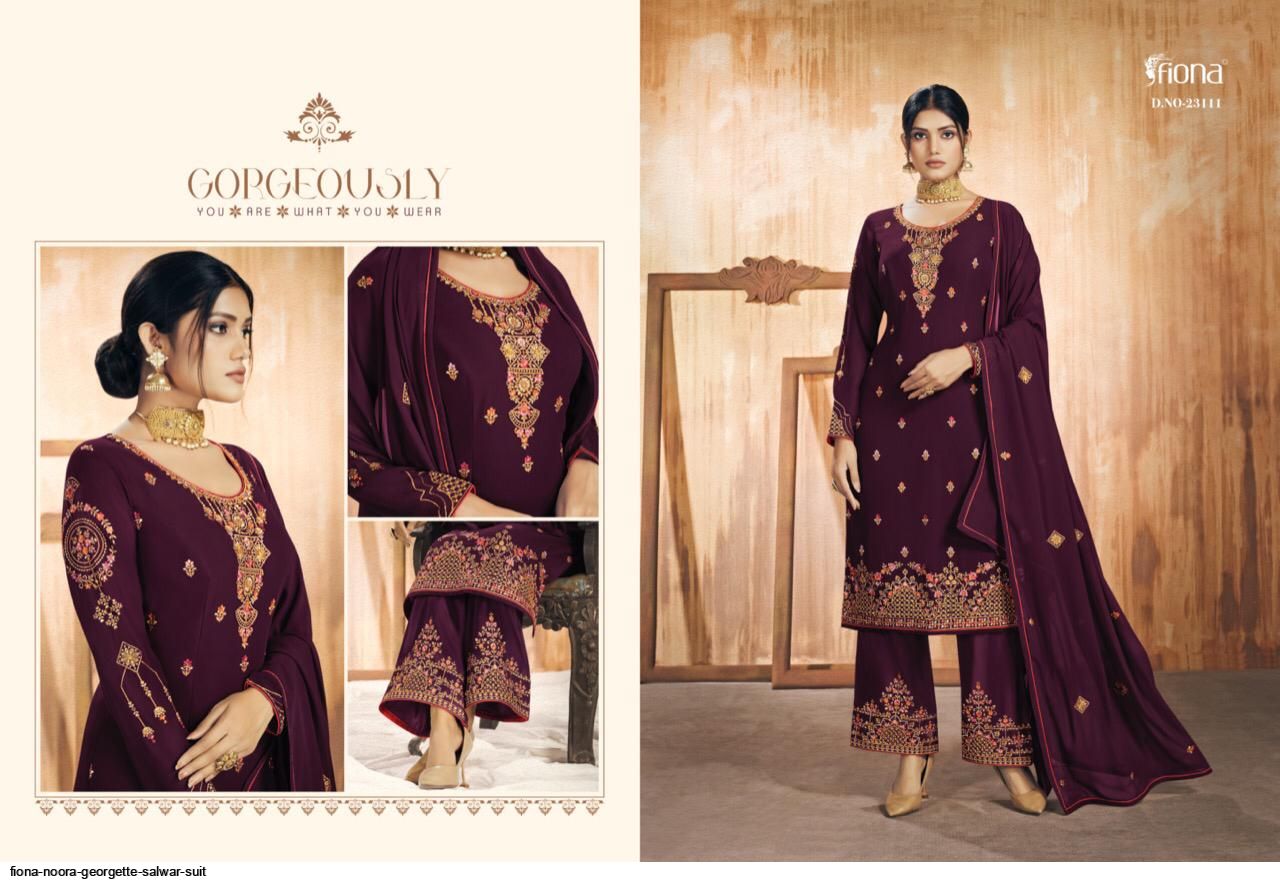 Fiona Noora Georgette Salwar Suit
