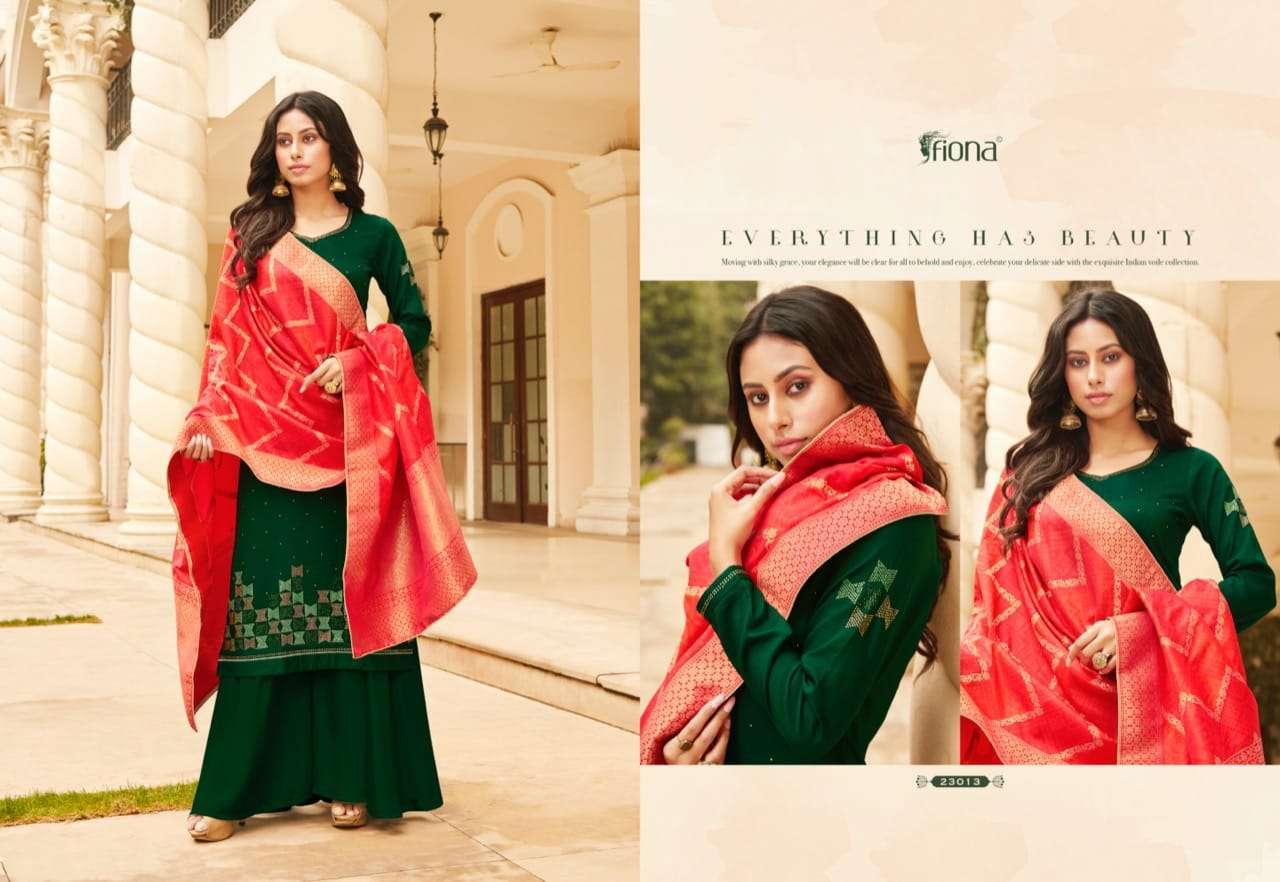 Bandhej Vol-2 By Fiona 23011 To 23017 Series Beautiful Suits Stylish Fancy Colorful Party Wear & Occasional Wear Sost Silk Work Dresses At Wholesale Price