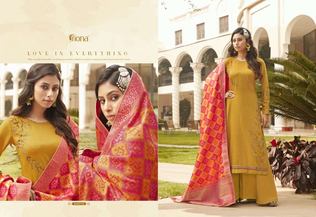 Bandhej Vol-2 By Fiona 23011 To 23017 Series Beautiful Suits Stylish Fancy Colorful Party Wear & Occasional Wear Sost Silk Work Dresses At Wholesale Price