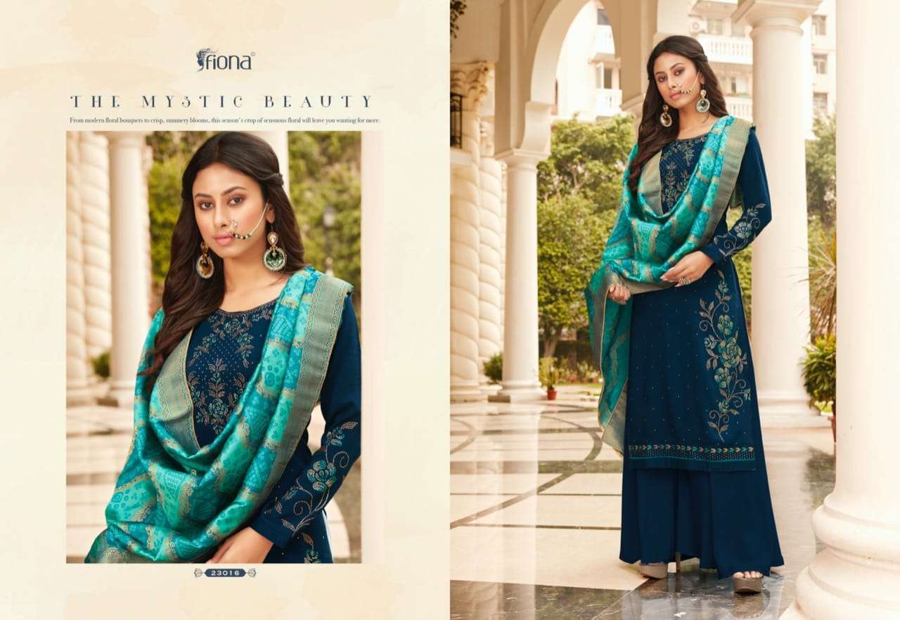 Bandhej Vol-2 By Fiona 23011 To 23017 Series Beautiful Suits Stylish Fancy Colorful Party Wear & Occasional Wear Sost Silk Work Dresses At Wholesale Price