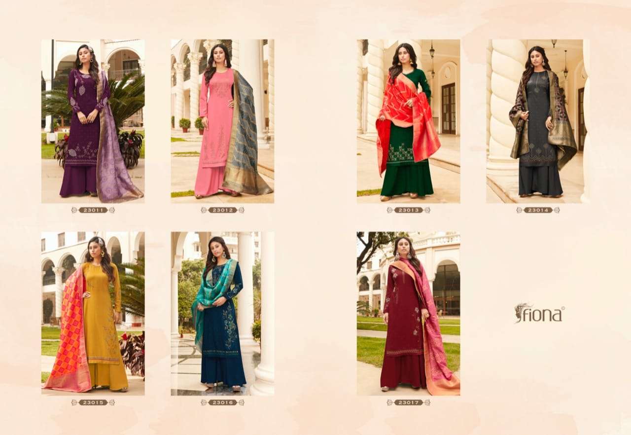 Bandhej Vol-2 By Fiona 23011 To 23017 Series Beautiful Suits Stylish Fancy Colorful Party Wear & Occasional Wear Sost Silk Work Dresses At Wholesale Price