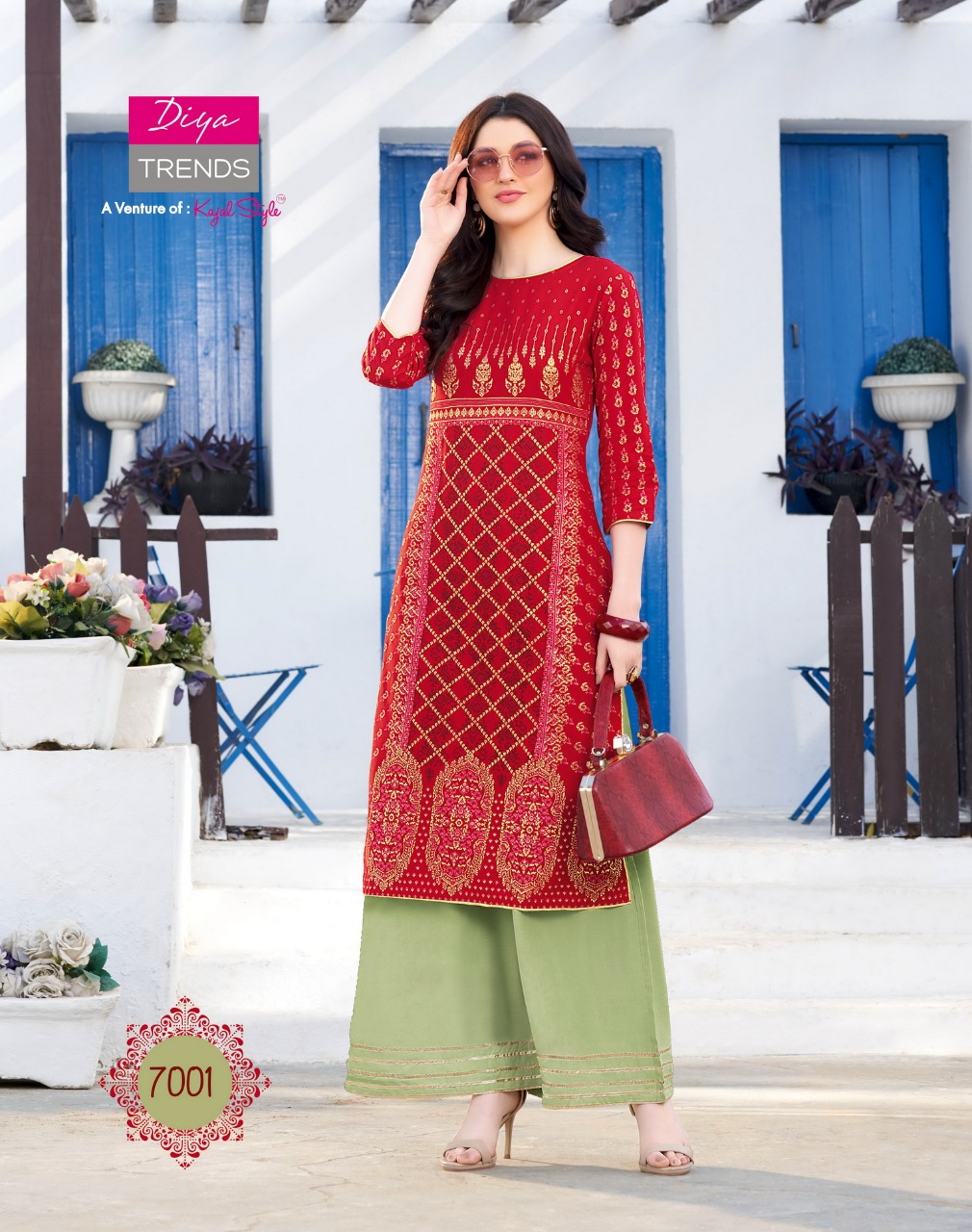Diya Trends Biba's Vol-7 7001-7014 Series With Heavy Look And Beautifull Embroidered Designer Party Wear