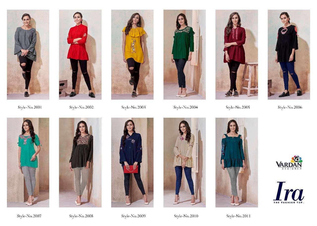 Ready To Wear 14 Kg Heavy Rayon Tops At Wholesale Price