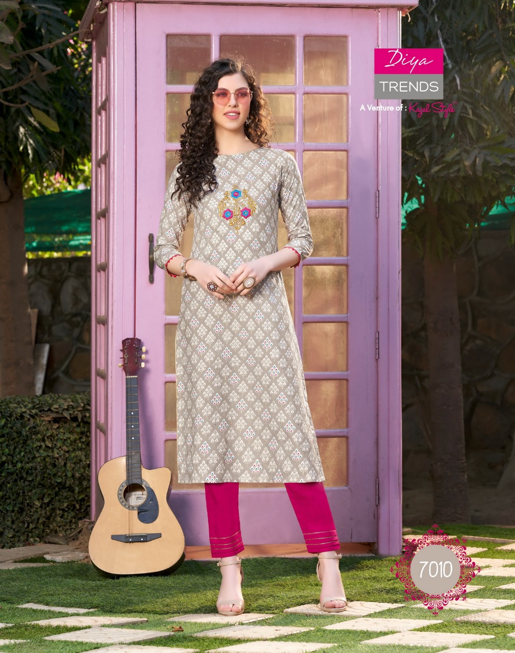 Diya Trends Biba's Vol-7 7001-7014 Series With Heavy Look And Beautifull Embroidered Designer Party Wear