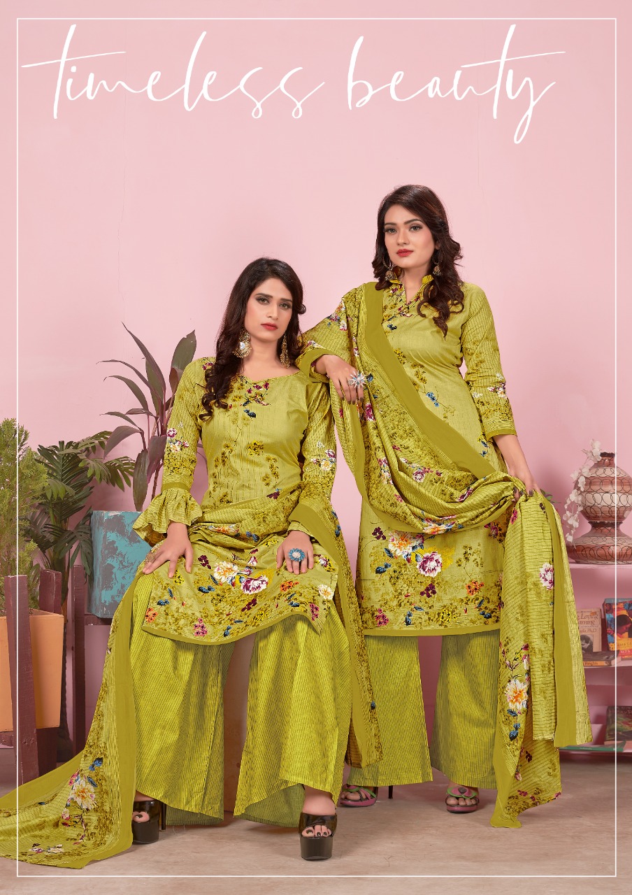 Mishri Creation Launched Plazzo Special Vol 5 Pure Cotton Dress Materials Salwar Suits