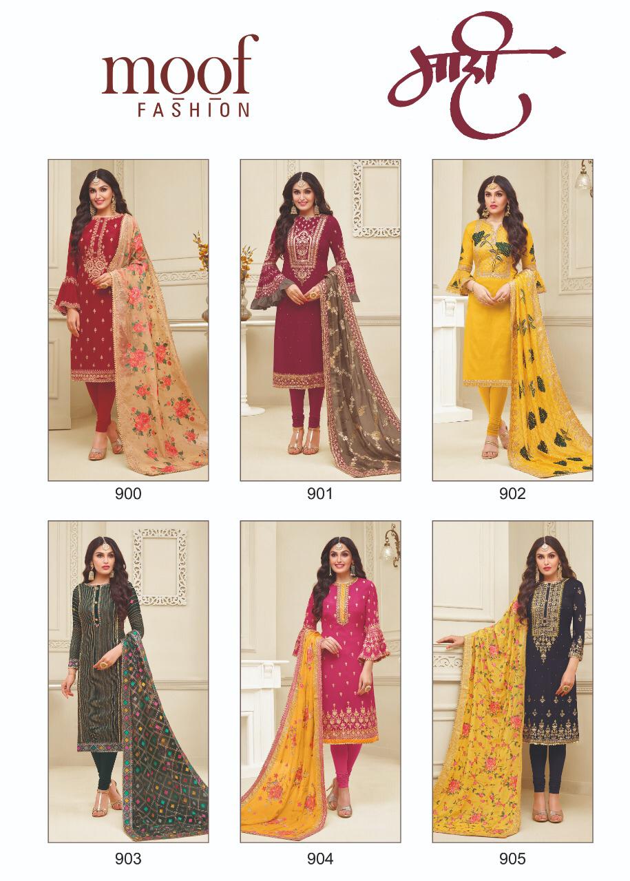 Moof Fashion Mahi Georgette Salwar Suits Collection Latest Designs