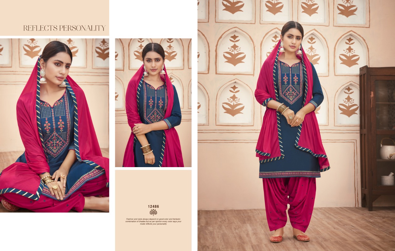Kajree 12493-12494 Salwar Kameez With Heavy Look And Beautiful Embroidered Designer Party Wear