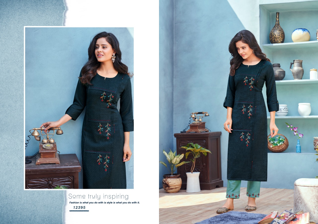Designer Kurti With Heavy Look And Beautiful Embroidered Designer Party Wear