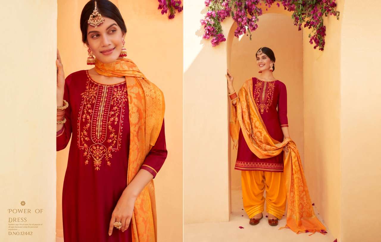 Salwar Kameez With Heavy Look And Beautifull Embroidered Designer Party Wear & Wedding Wear Occasionally Traditional Indian Looks Salwar Suits Comes With Beautiful Designer Dupatta