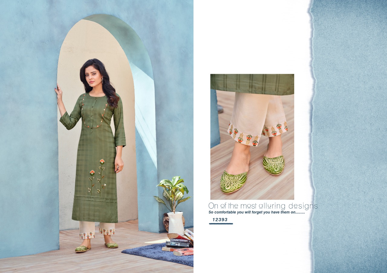 Designer Kurti With Heavy Look And Beautiful Embroidered Designer Party Wear