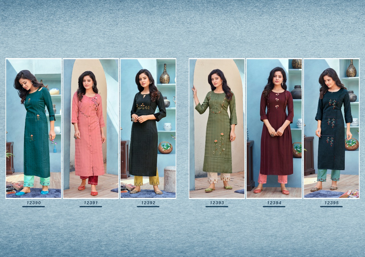 Designer Kurti With Heavy Look And Beautiful Embroidered Designer Party Wear