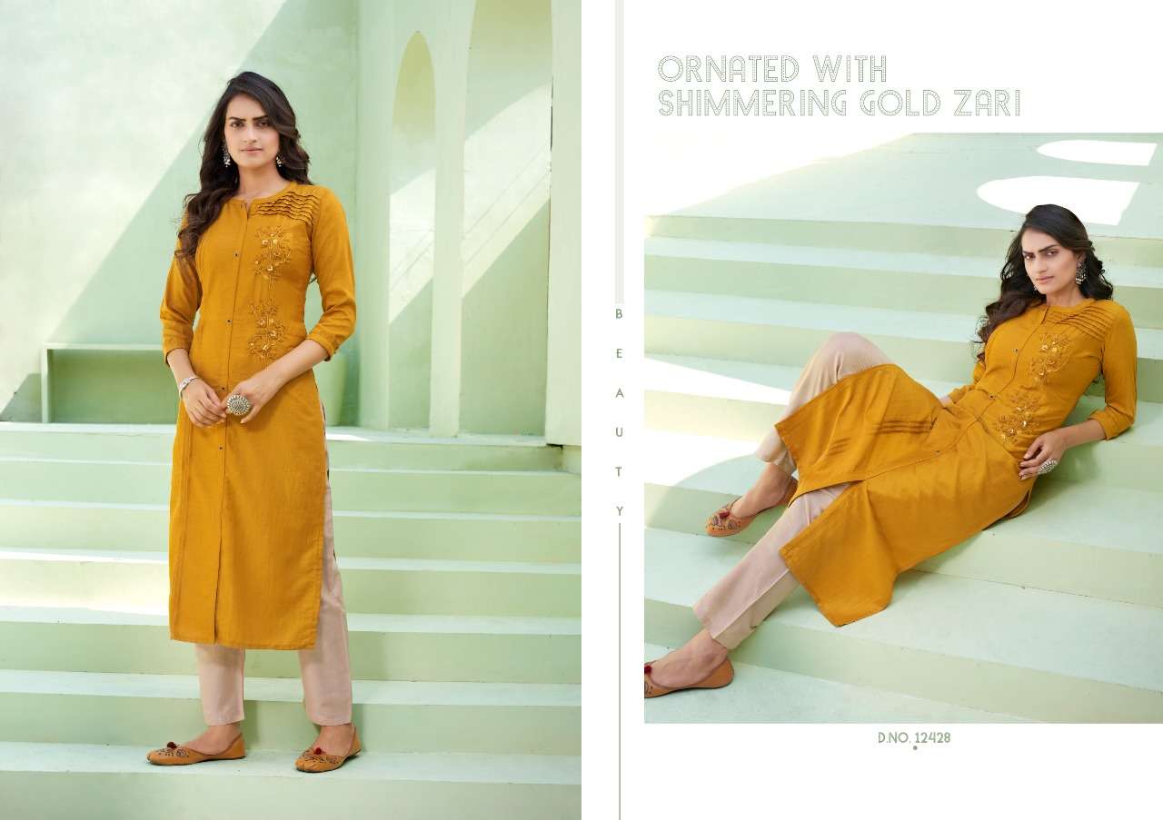 Designer Kurtis With Heavy Look And Beautiful Embroidered Designer Party Wear