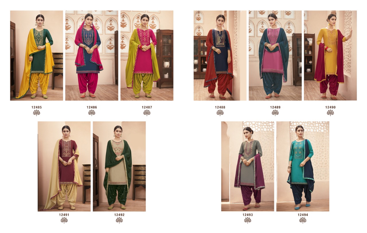 Kajree 12493-12494 Salwar Kameez With Heavy Look And Beautiful Embroidered Designer Party Wear