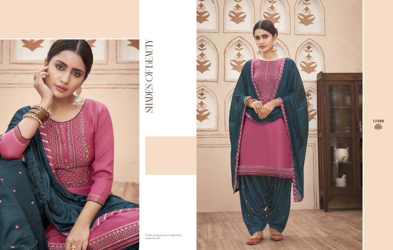 Kajree 12493-12494 Salwar Kameez With Heavy Look And Beautiful Embroidered Designer Party Wear