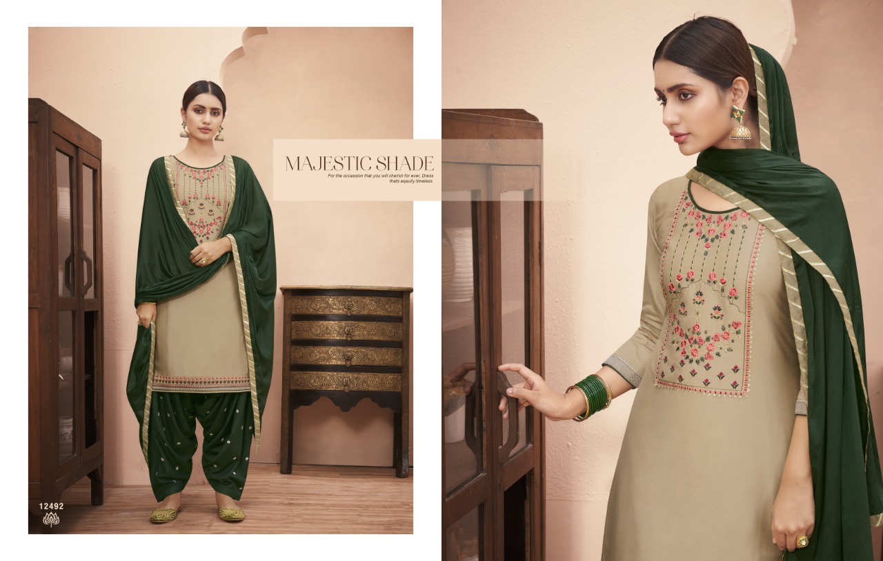 Kajree 12493-12494 Salwar Kameez With Heavy Look And Beautiful Embroidered Designer Party Wear