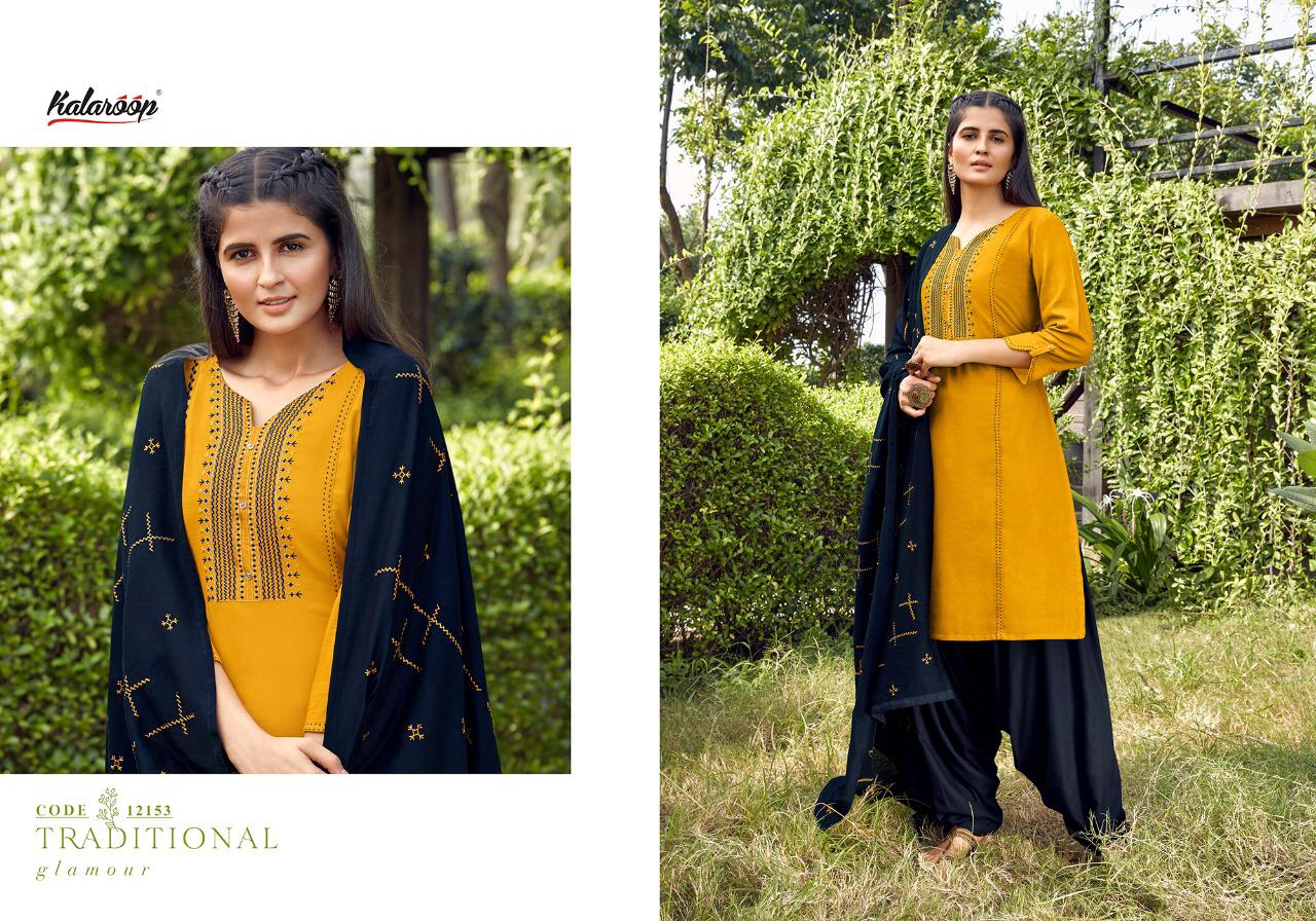 Salwar Kameez Kalaroop Presents Latest Collection Arties By Patiyala Vol-5