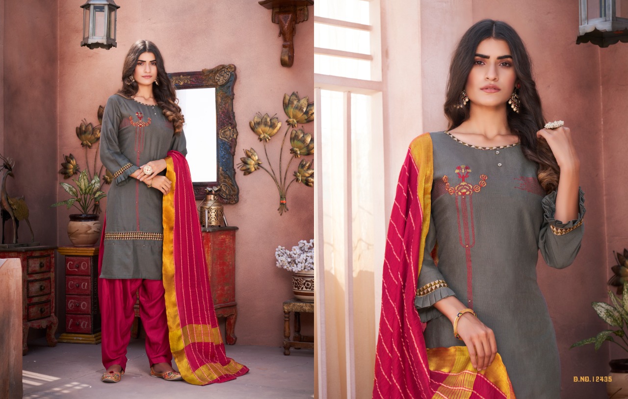Designer Kurti With Heavy Look And Beautiful Embroidered Designer Party Wear