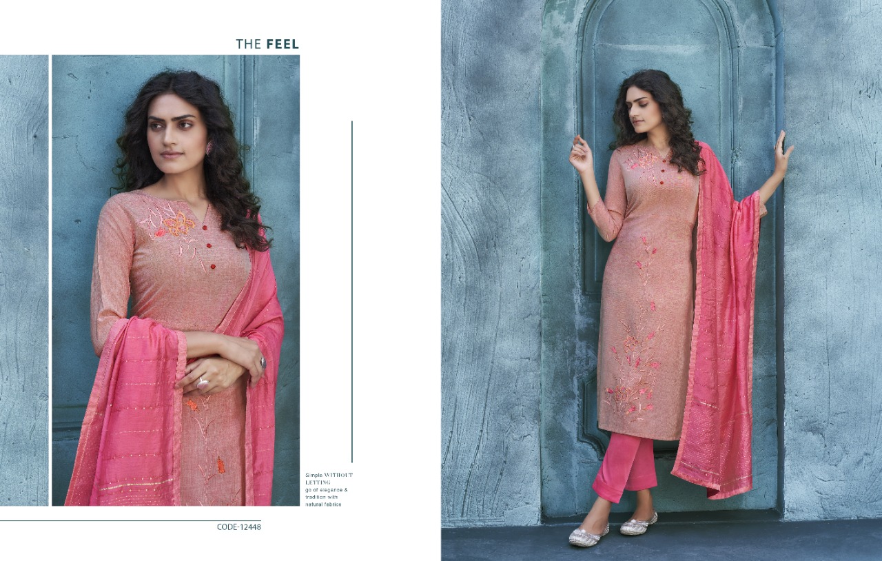Titli Liva Silk With Fancy Embroidery Work Fancy Regular Wear Kurtis With Pants