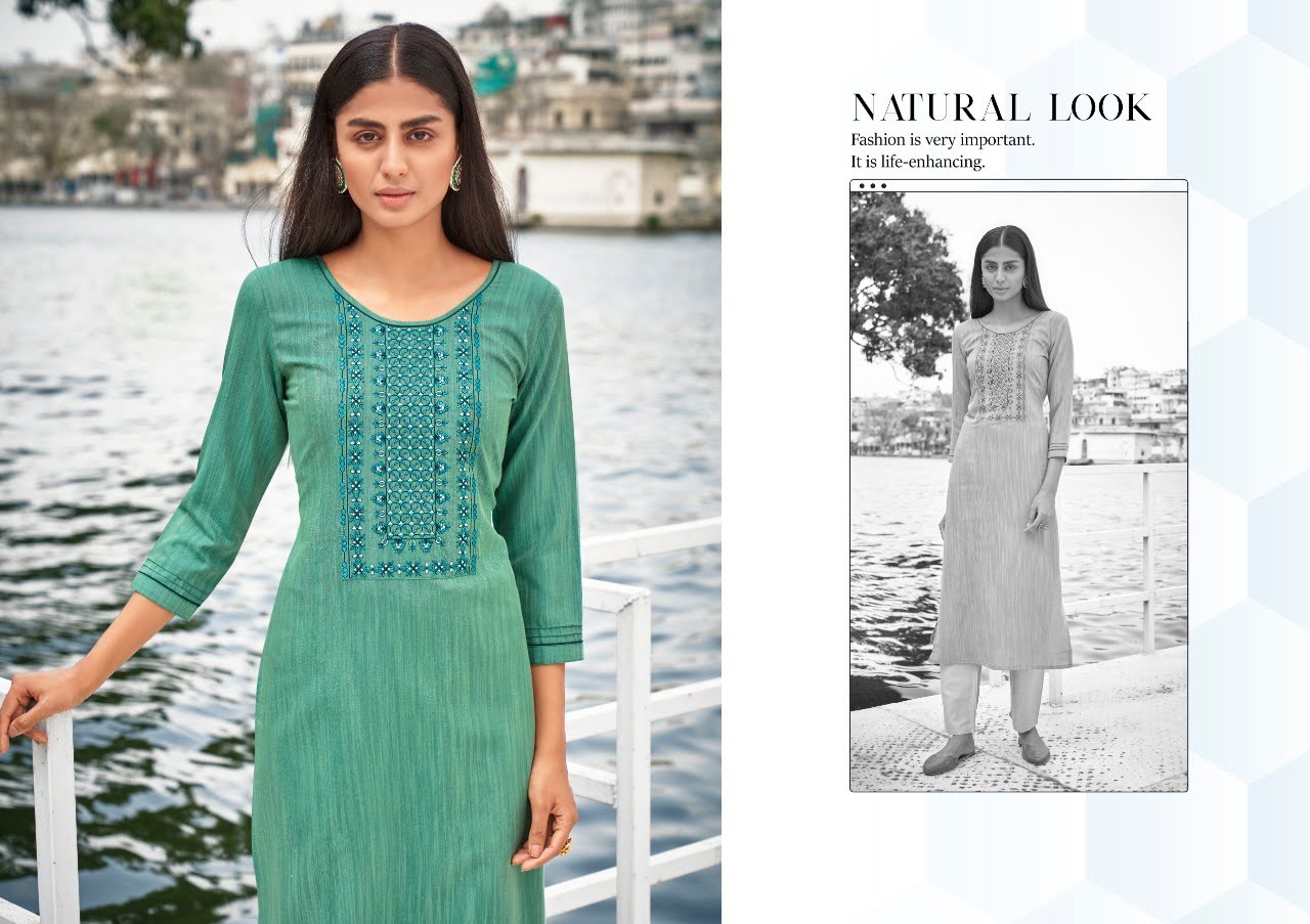 Designer Kurti With Heavy Look And Beautifull Embroidered Designer Party Wear