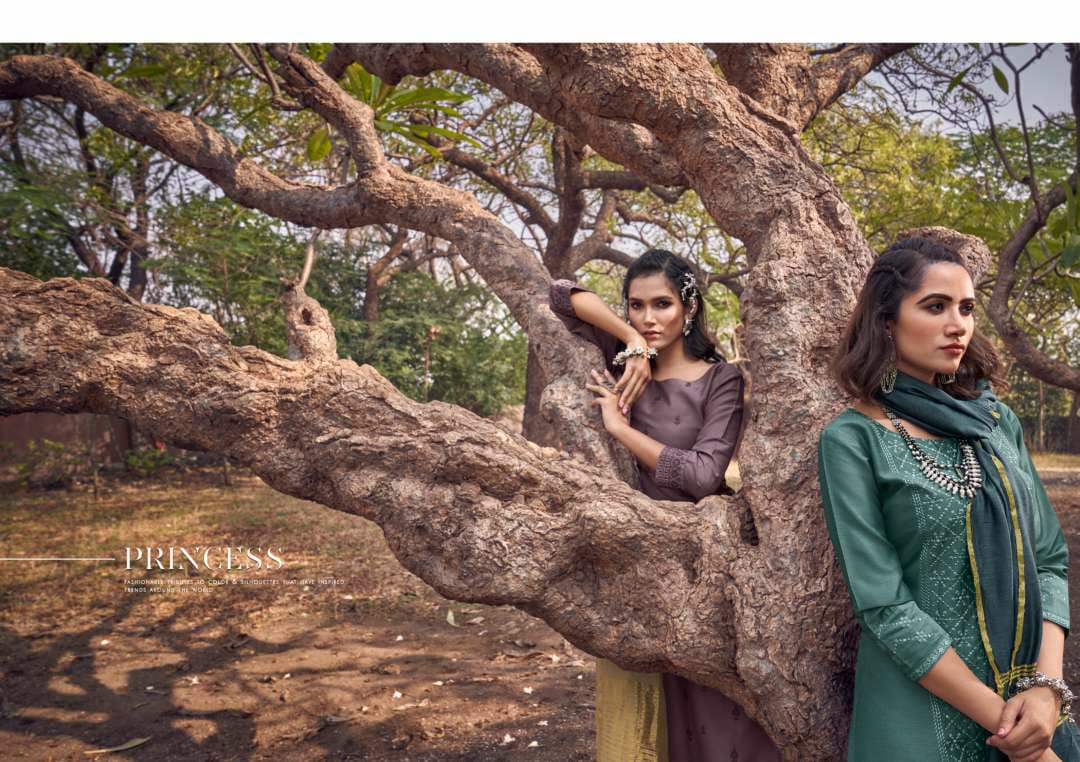 Kurti With Dupatta Bottom