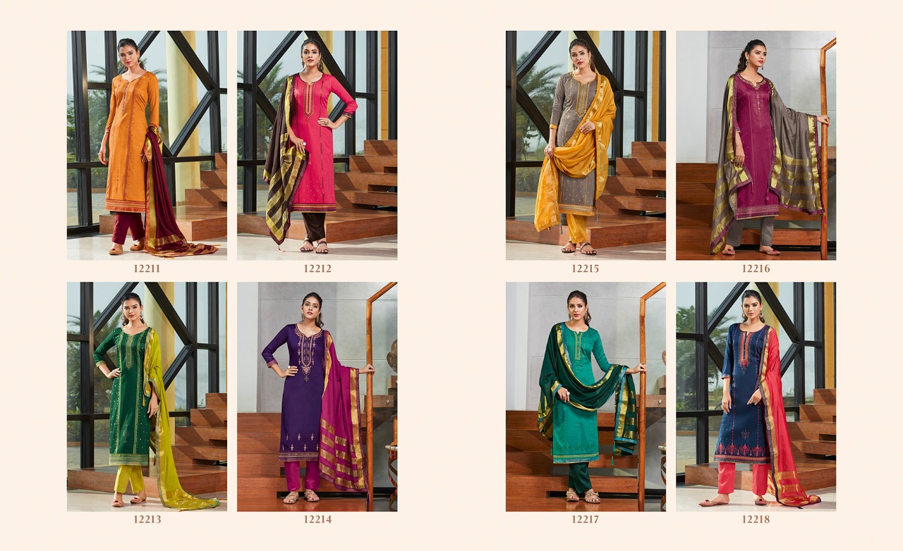 Jam Silk Embroidery Work Collection