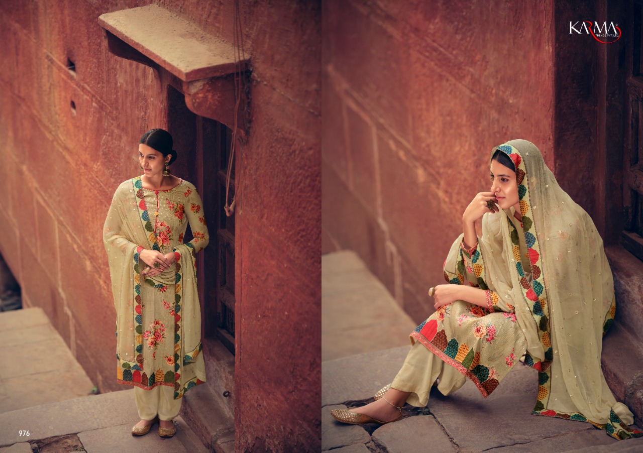 Karma Lamhaa 972 Designer Printed Salwar Suit Collection