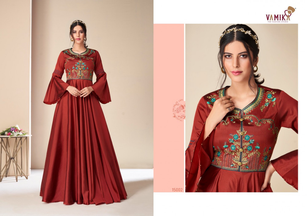 Buy Women's Tapeta Silk Anarkali Fancy Gown. (204_Free Size) Online at  desertcartINDIA