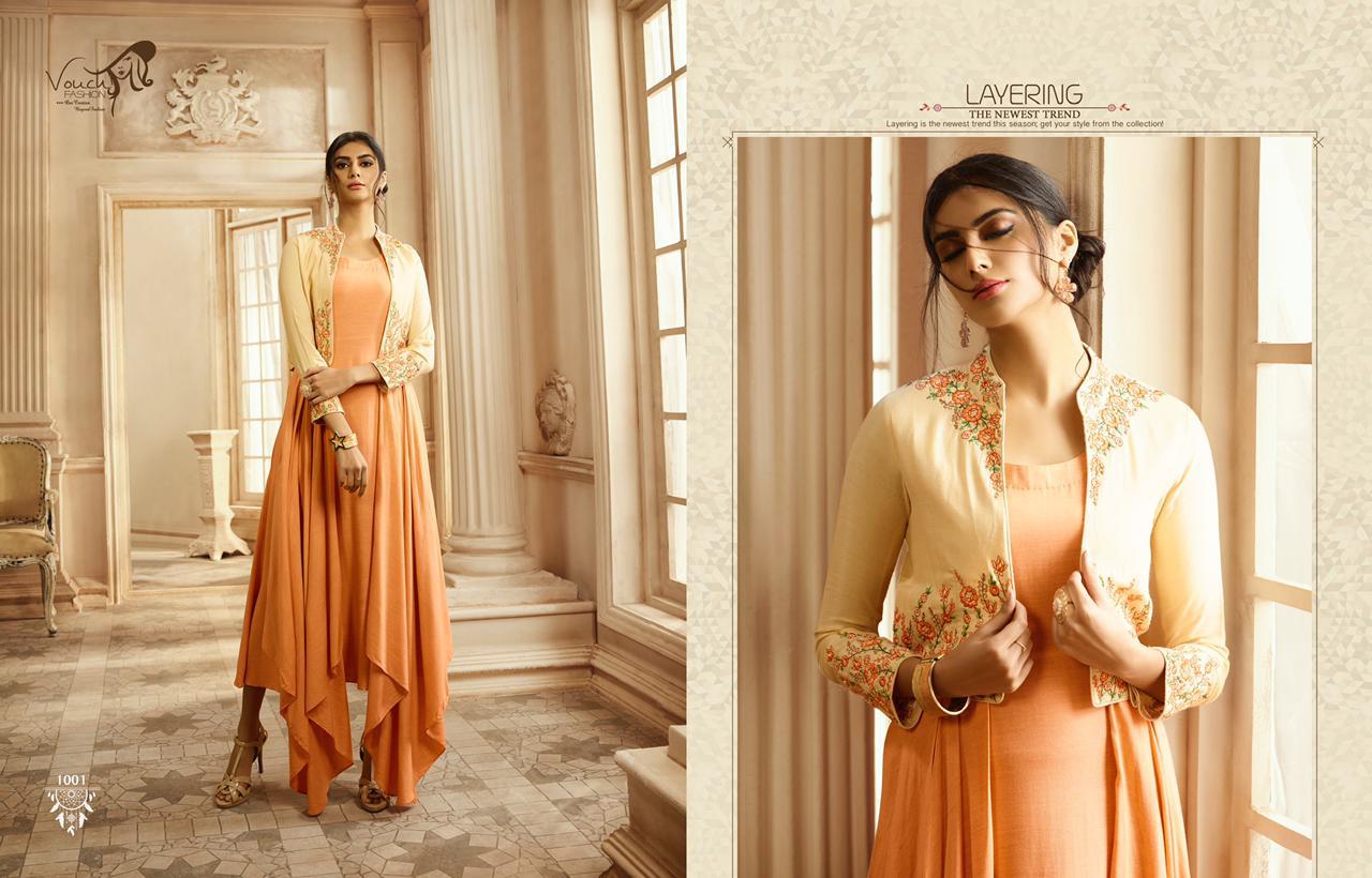 Designer Kurtis With Heavy Look And Beautiful Embroidered Designer Party Wear