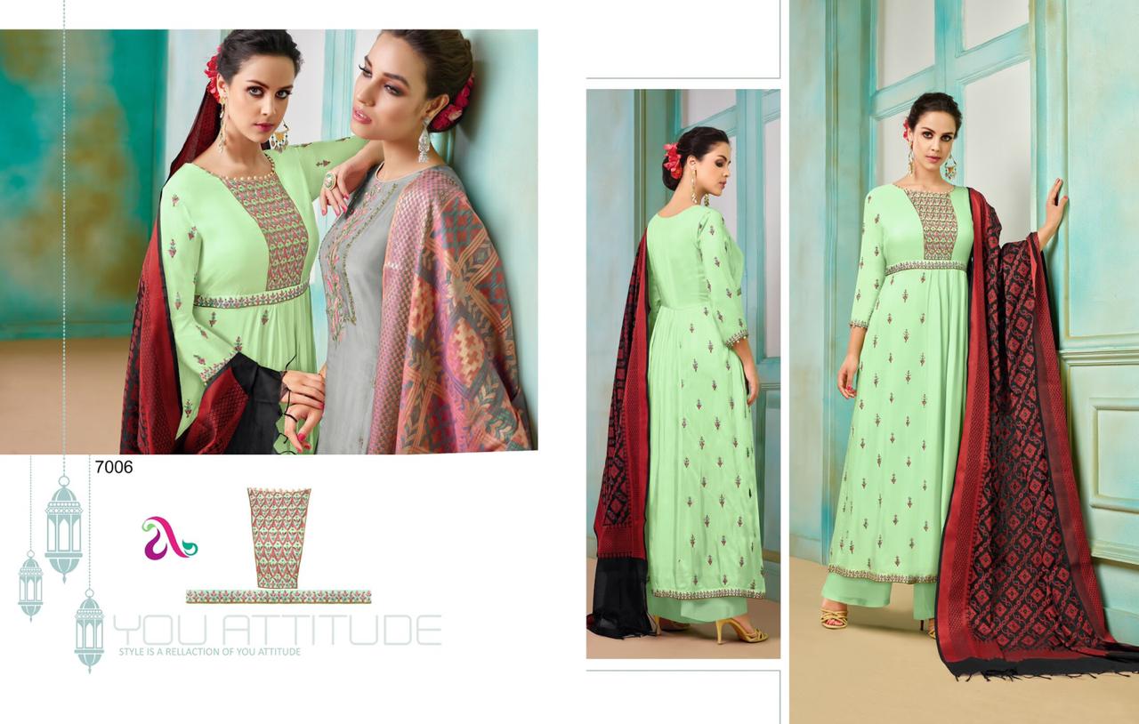 Designer Long Salwar Kameez With Heavy Look And Beautiful Embroidered Designer Party Wear