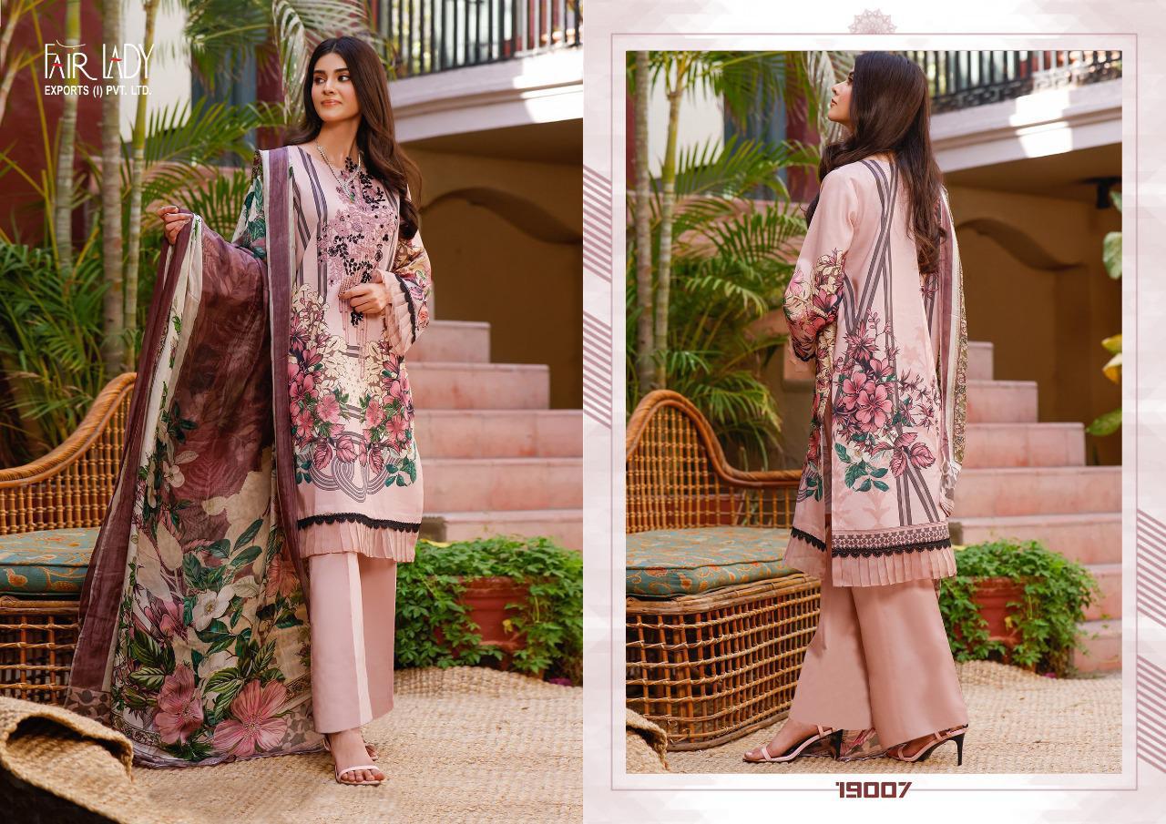 Lawn Collection By Fair Lady (chiffon) – Lawn Cotton Salwar Kameez Catalogue By Surat Wholesale Dealer