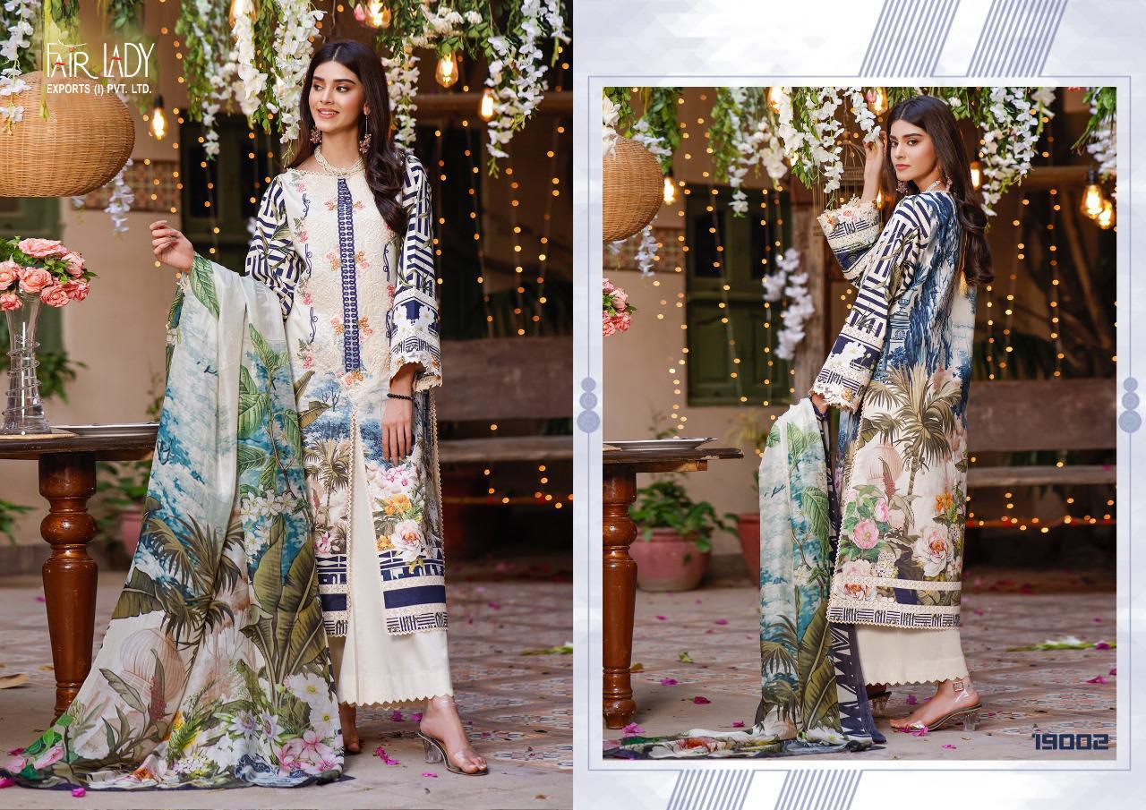 Lawn Collection By Fair Lady (chiffon) – Lawn Cotton Salwar Kameez Catalogue By Surat Wholesale Dealer