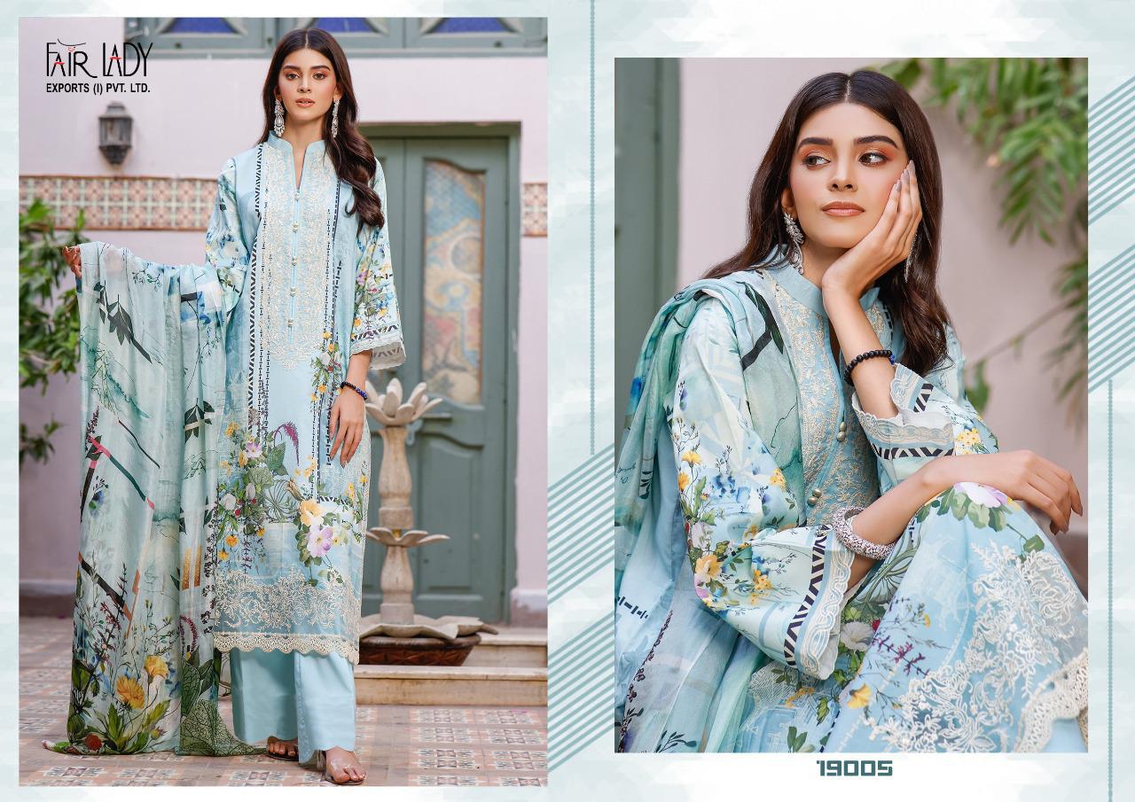 Lawn Collection By Fair Lady (chiffon) – Lawn Cotton Salwar Kameez Catalogue By Surat Wholesale Dealer