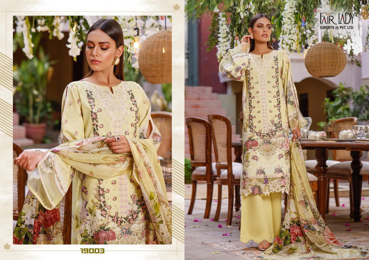 Lawn Collection By Fair Lady (chiffon) – Lawn Cotton Salwar Kameez Catalogue By Surat Wholesale Dealer