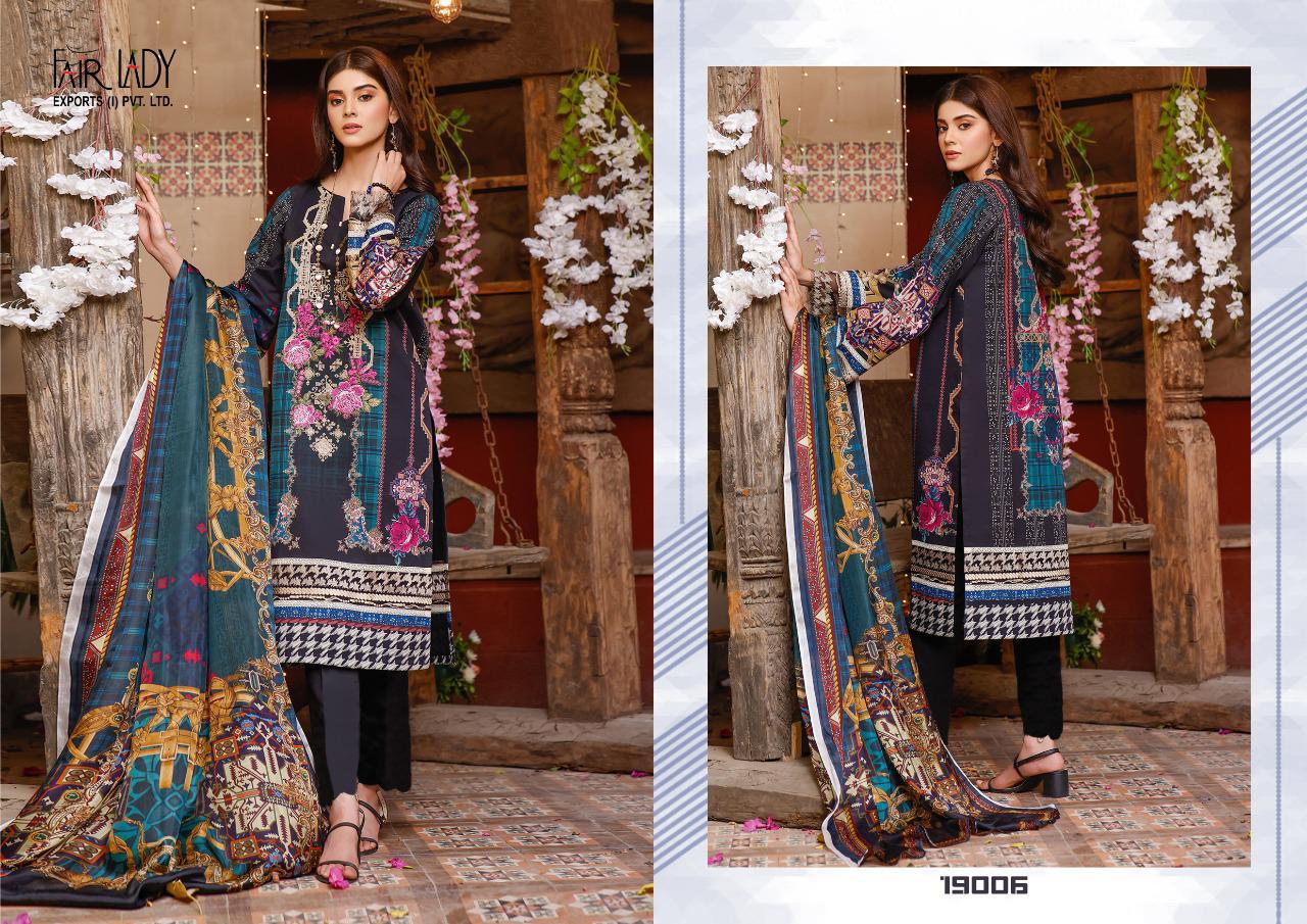 Lawn Collection By Fair Lady (chiffon) – Lawn Cotton Salwar Kameez Catalogue By Surat Wholesale Dealer