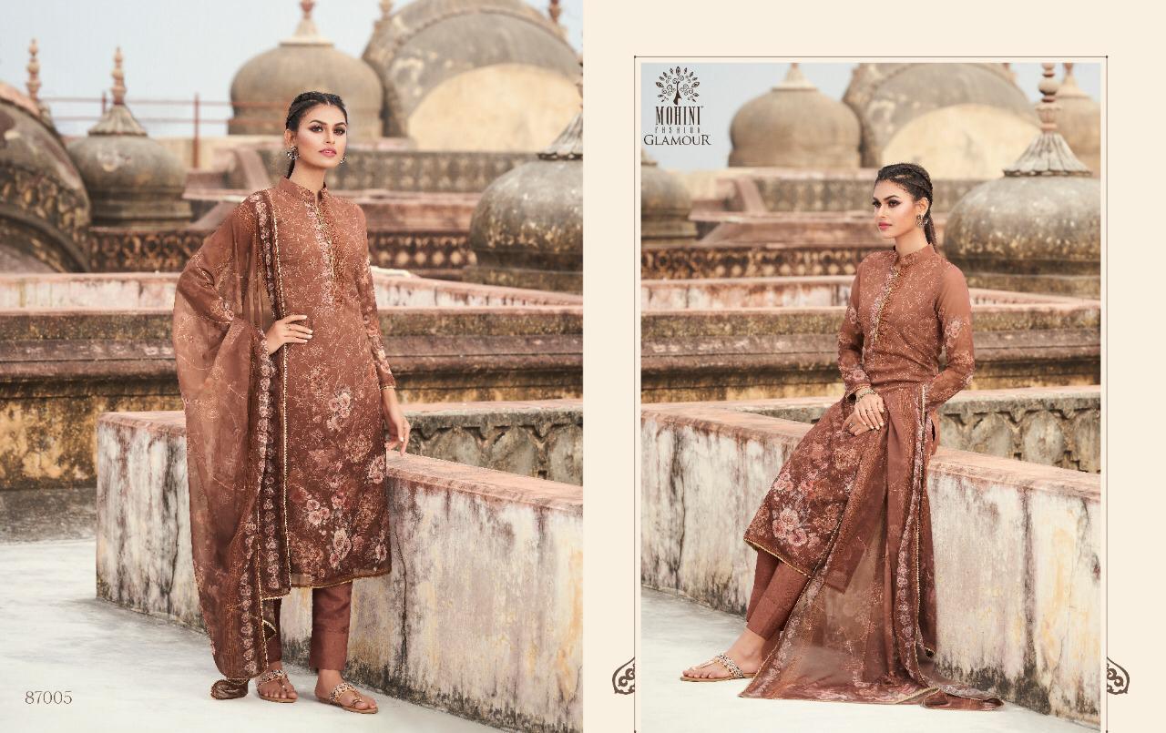 Indian Woman Fashion Georgette Fabric Print With Embroidery Work Salwar Kameez