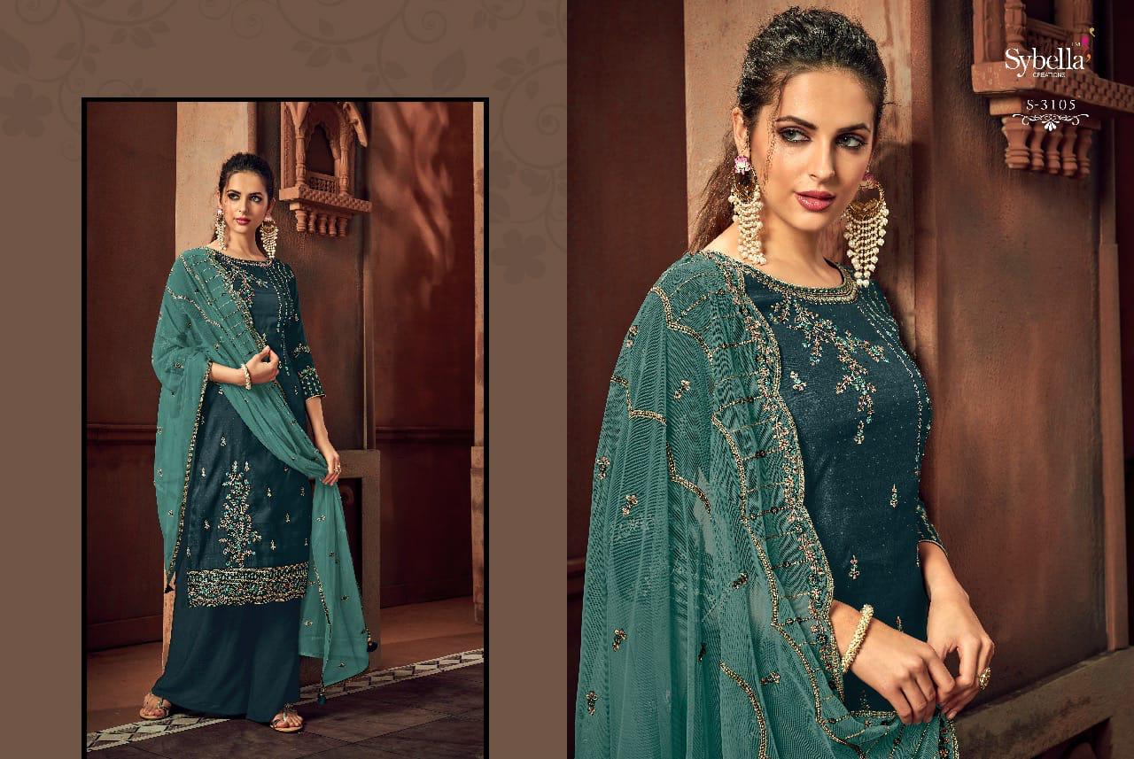 Party Wear Silk Fabric Embroidered Plazzo Salwar Kameez Traditional Fashion Occasionally Heavy Dress Material