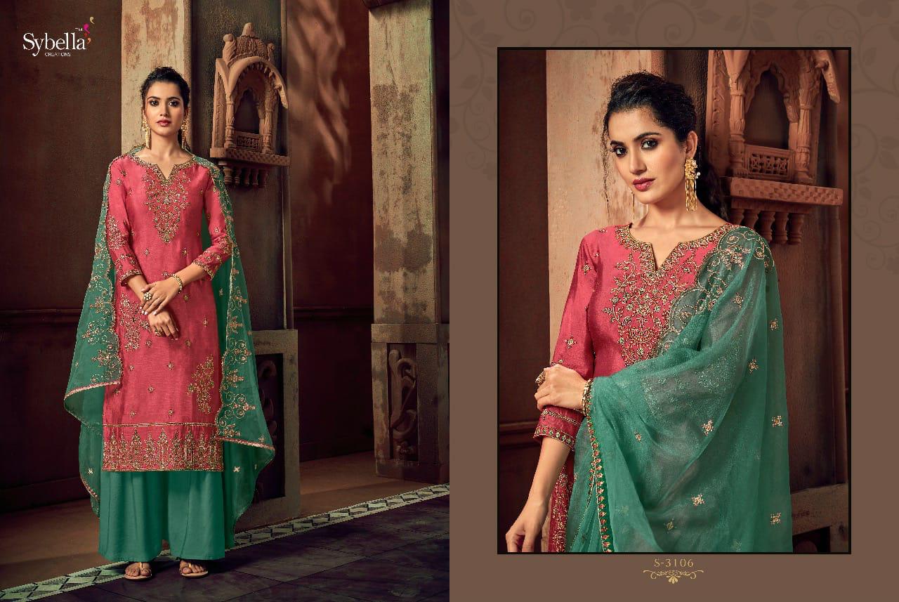 Party Wear Silk Fabric Embroidered Plazzo Salwar Kameez Traditional Fashion Occasionally Heavy Dress Material