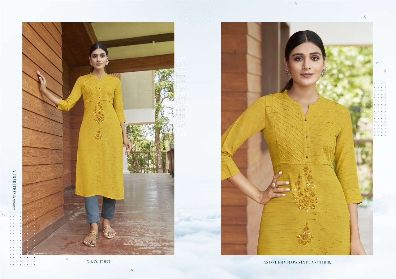 Handwork Rayon Kurti New Designs