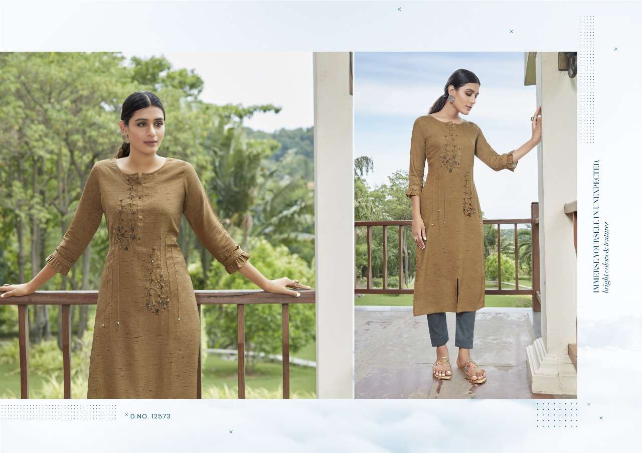 Handwork Rayon Kurti New Designs