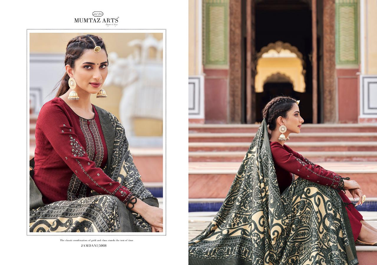 Mumtaz Arts Presents Jamdani Pashmina Karachi Suits Collection