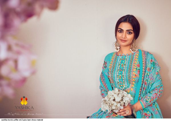 Yashika Trends Presnets Zulffat Vol 2 Pure Lawn Dress Material Wholesale Rate In Surat