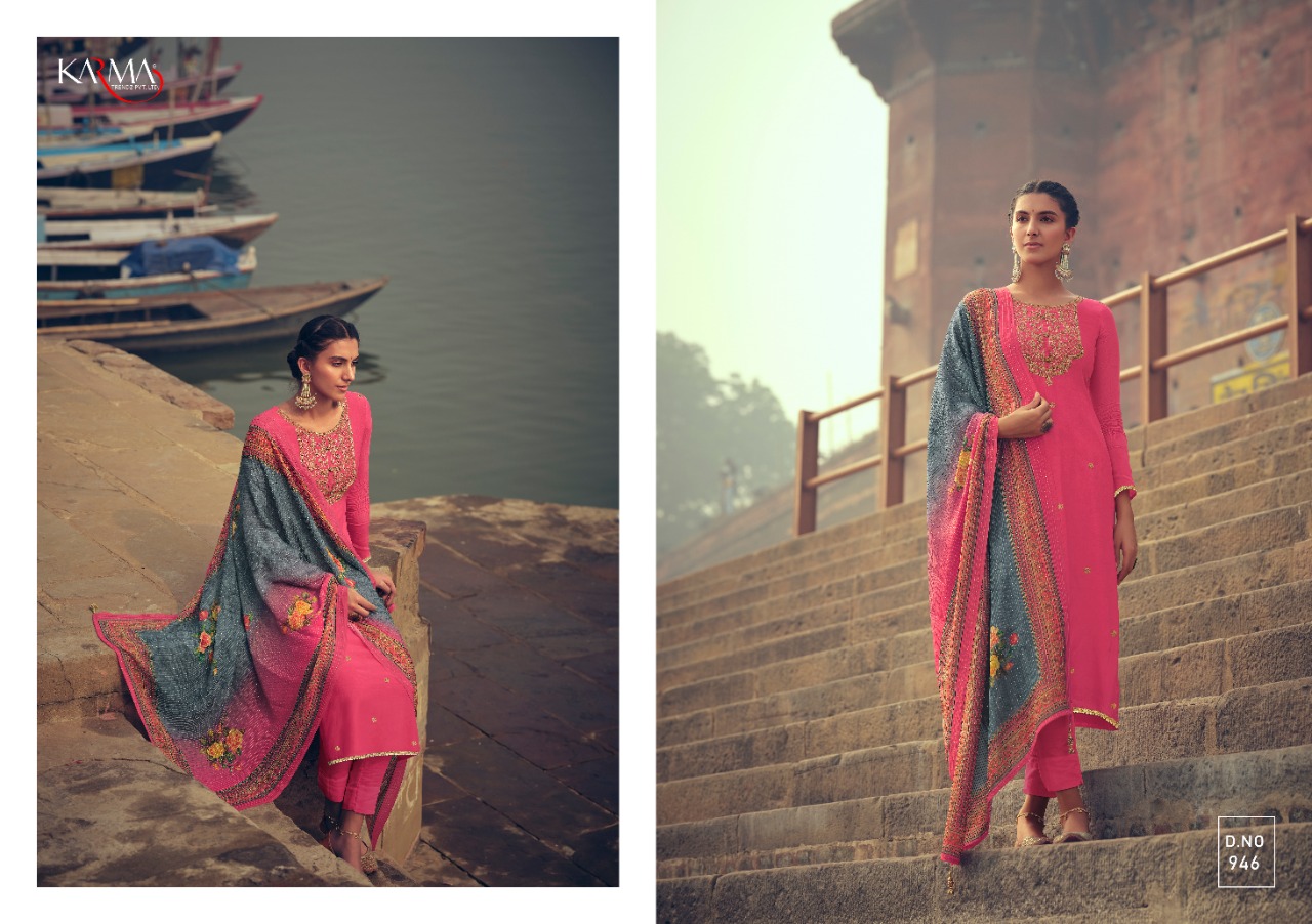 Karma Sabah 945 Series Designer Salwar Suits Collection