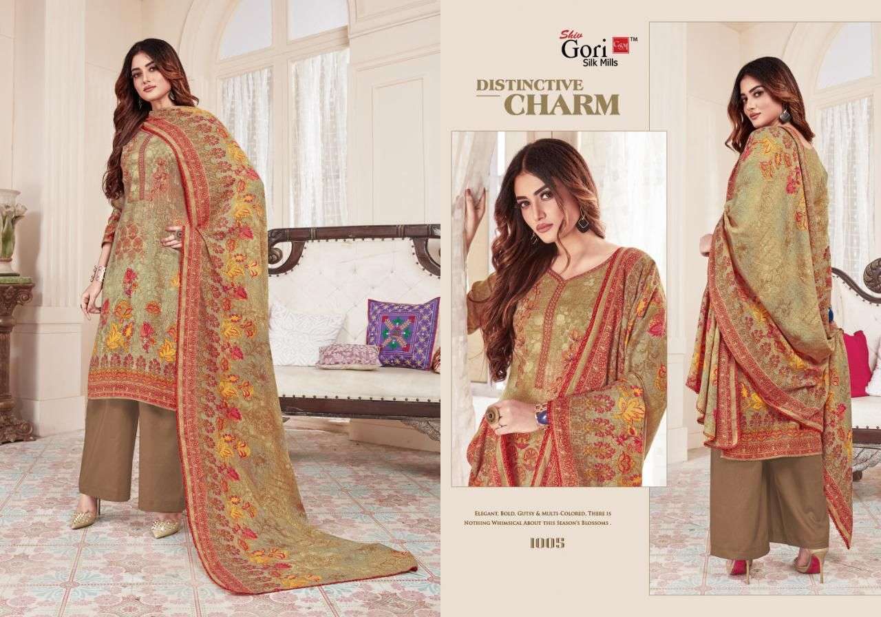 Beautiful Suits Colorful Stylish Fancy Casual Wear & Ethnic Wear Pure Pashmina Dresses At Wholesale Price