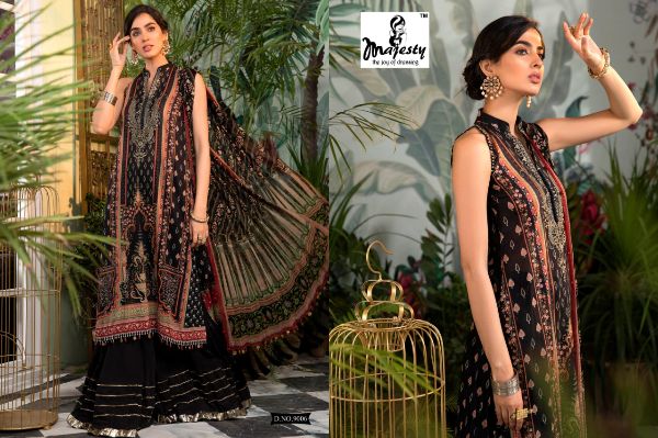 Majesty Presents Maria Vol-9 Pakistani Dress Wholesale Rate In Surat