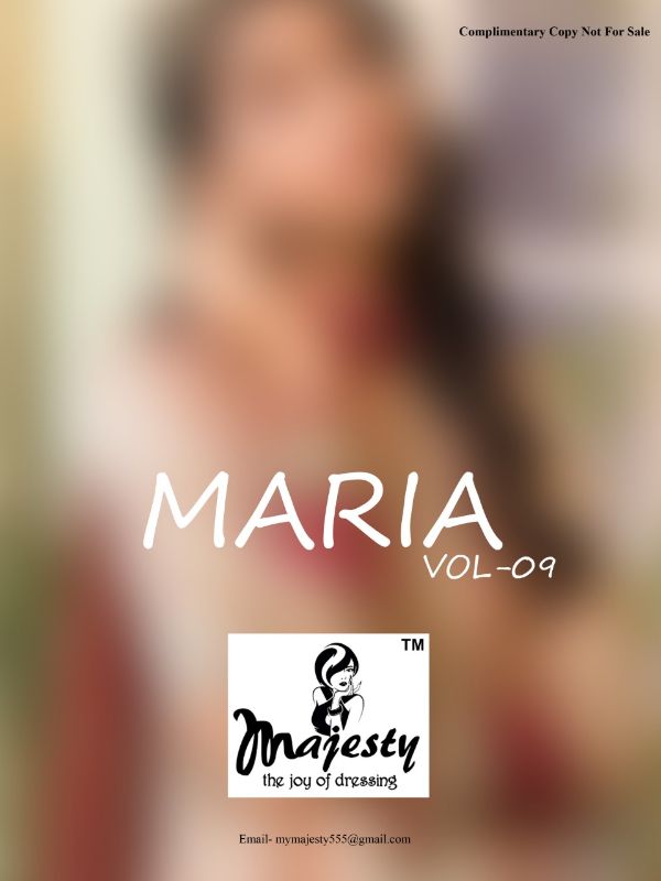 Majesty Presents Maria Vol-9 Pakistani Dress Wholesale Rate In Surat