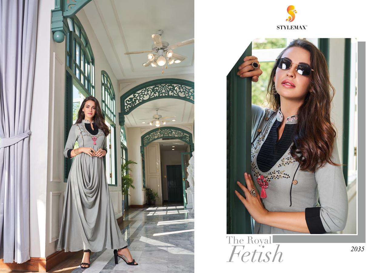 Taniya By Stylemax 2031 To 2036 Series Gowns Wholesale 6 Pcs