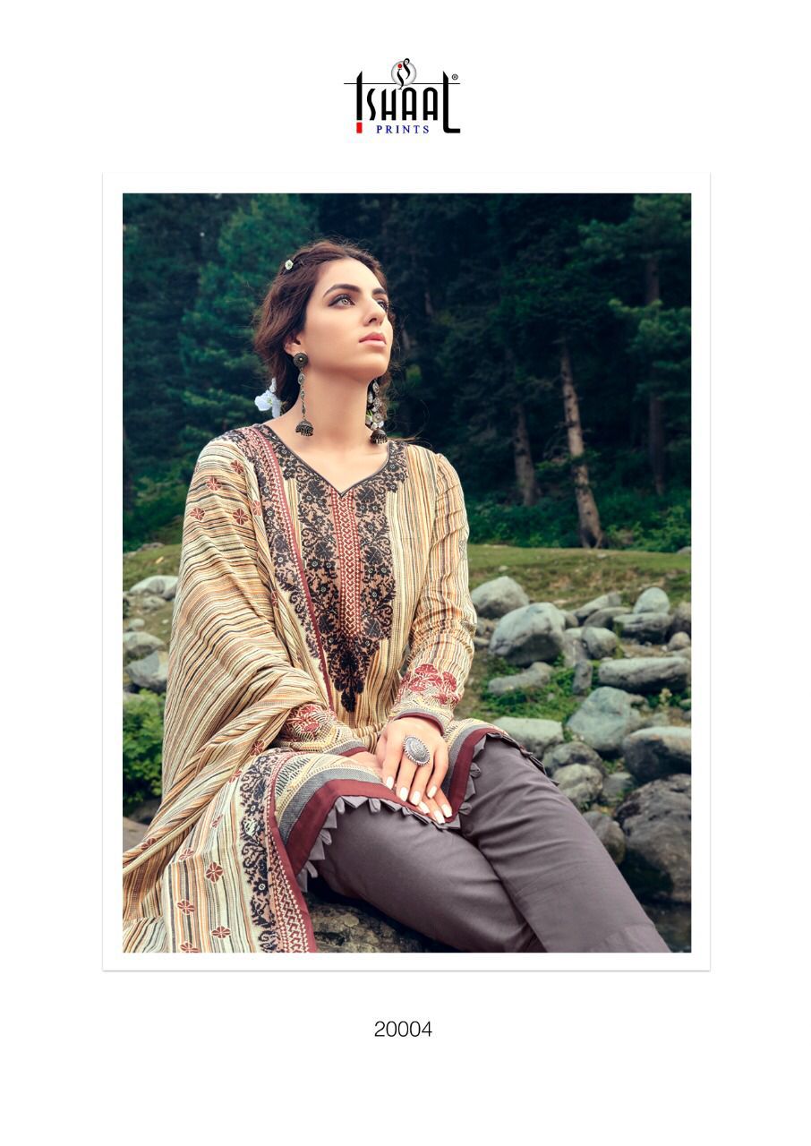 Ishaal Prints Gulmohar Vol 20 Wholesaler Of Karachi Suits